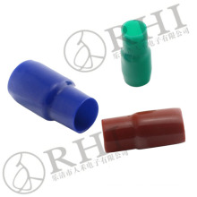 RHI dustproof Vinyl Terminal Cap for spade terminal, cable insulated teleflex .soft pvc shrouds for ring terminal